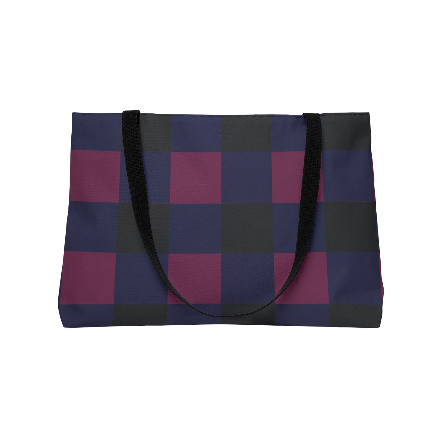 90's Flannel Grunge Inspired Plaid Tote Bag