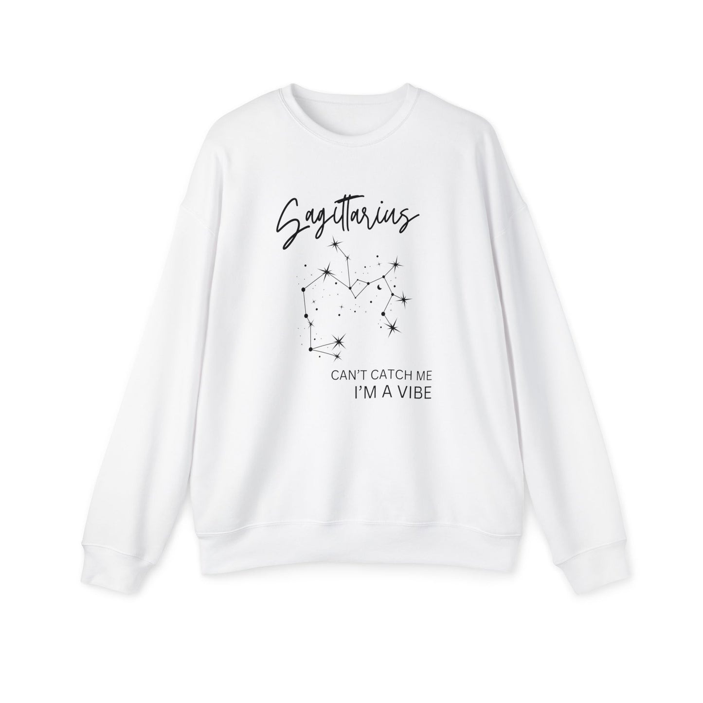 Cosmic Sagittarius Sweatshirt – Subtle Zodiac Style with Retro Flair