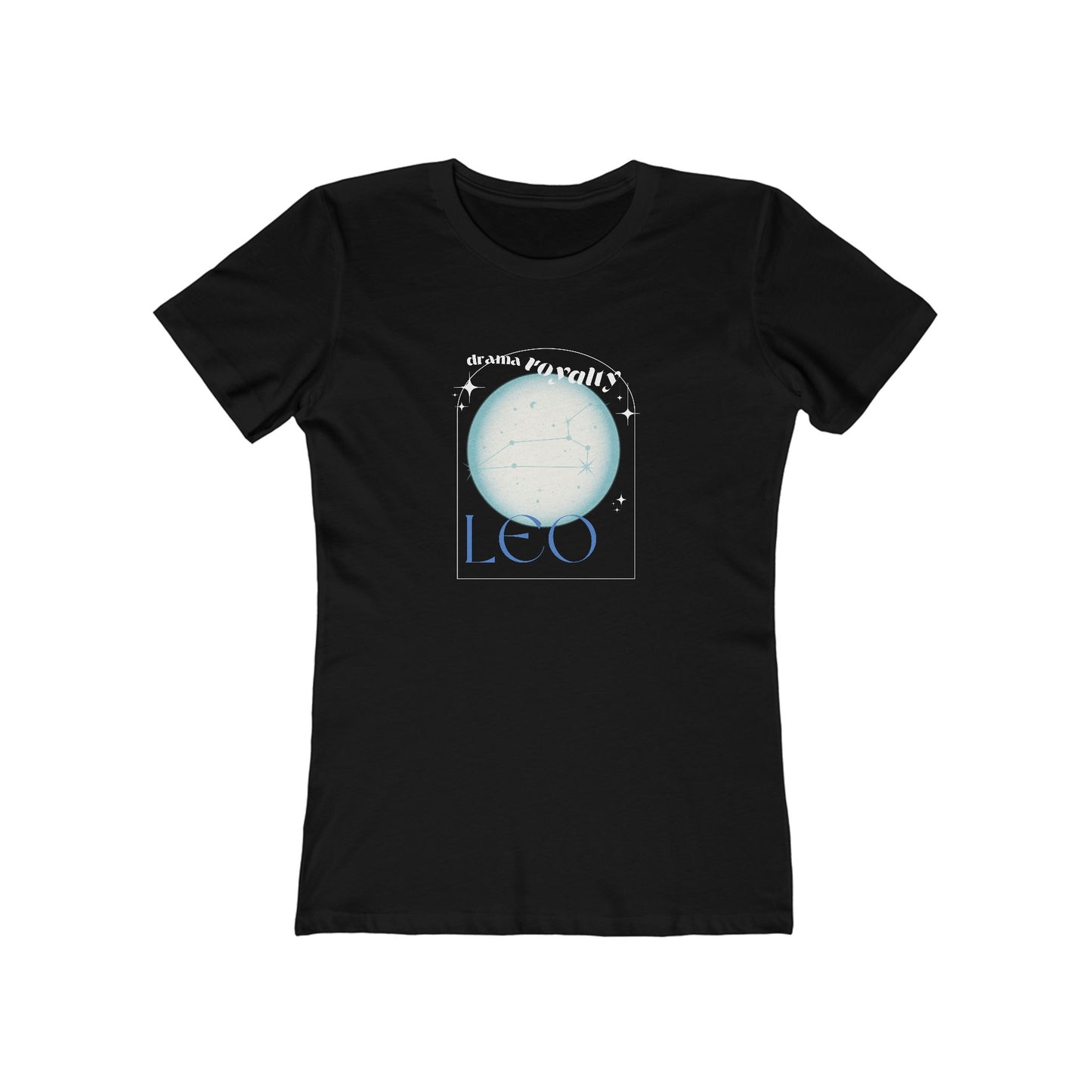 Leo Zodiac Boyfriend Graphic T-Shirt - Drama Royalty