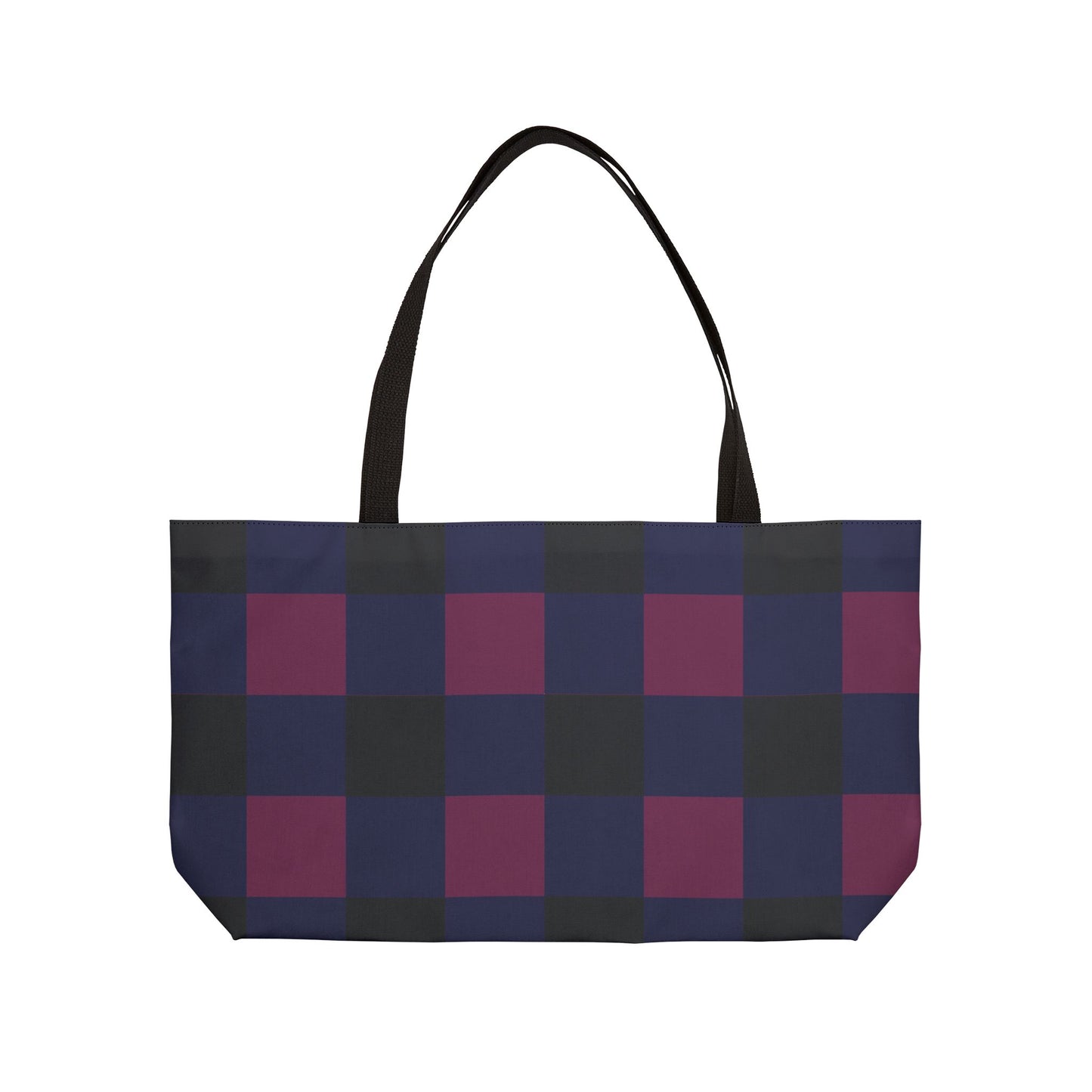 90's Flannel Grunge Inspired Plaid Tote Bag