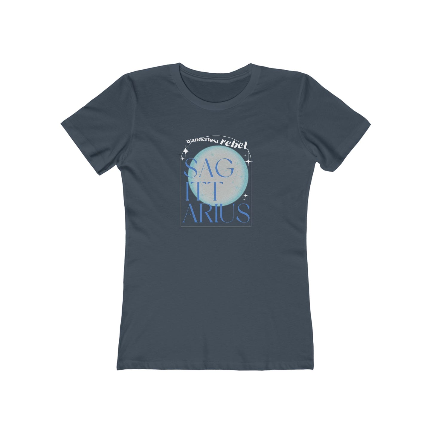 Sagittarius Zodiac Graphic Boyfriend Tee - Wanderlust Rebel