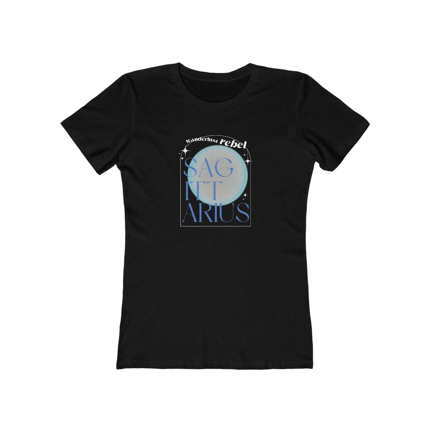 Sagittarius Zodiac Graphic Boyfriend Tee - Wanderlust Rebel