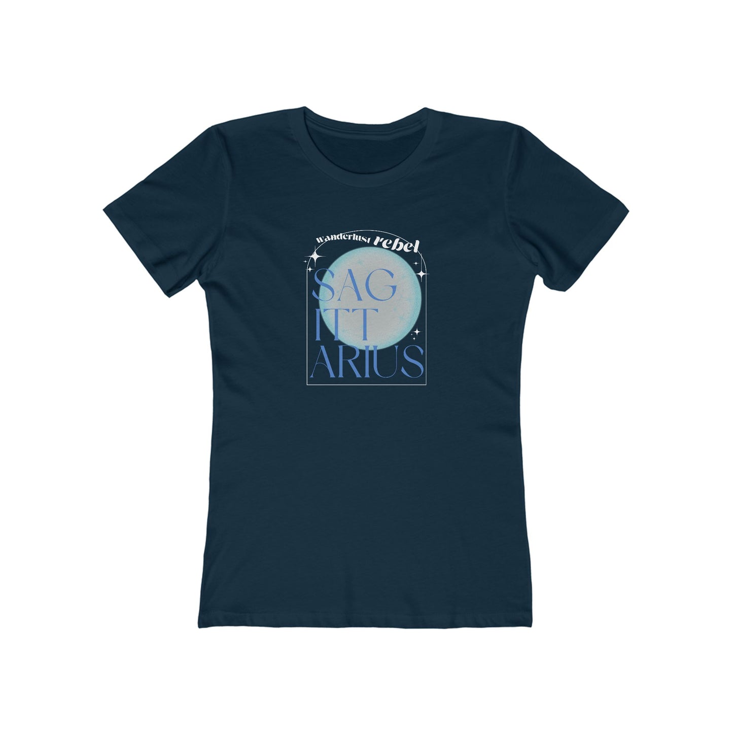 Sagittarius Zodiac Graphic Boyfriend Tee - Wanderlust Rebel