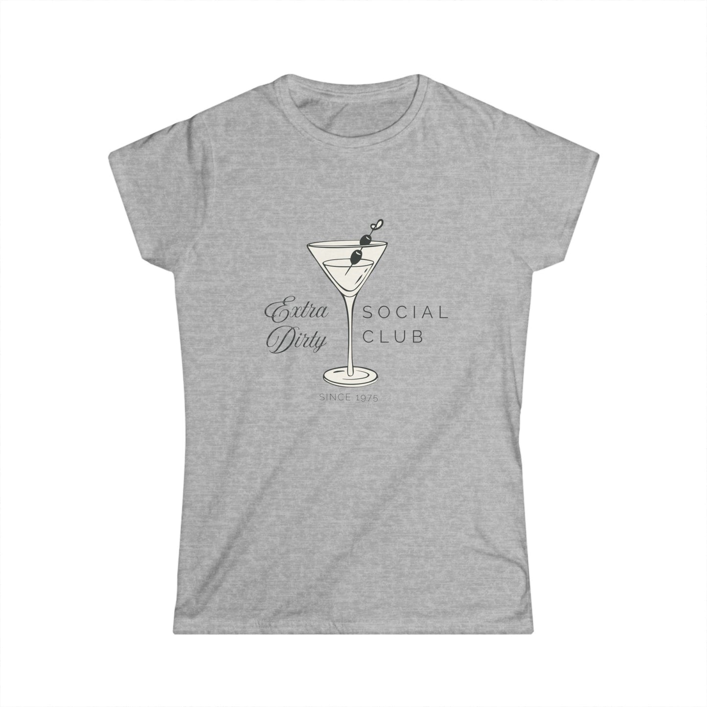 Extra Dirty Martini Social Club Women’s T-Shirt – Retro Vibes, Modern Sass