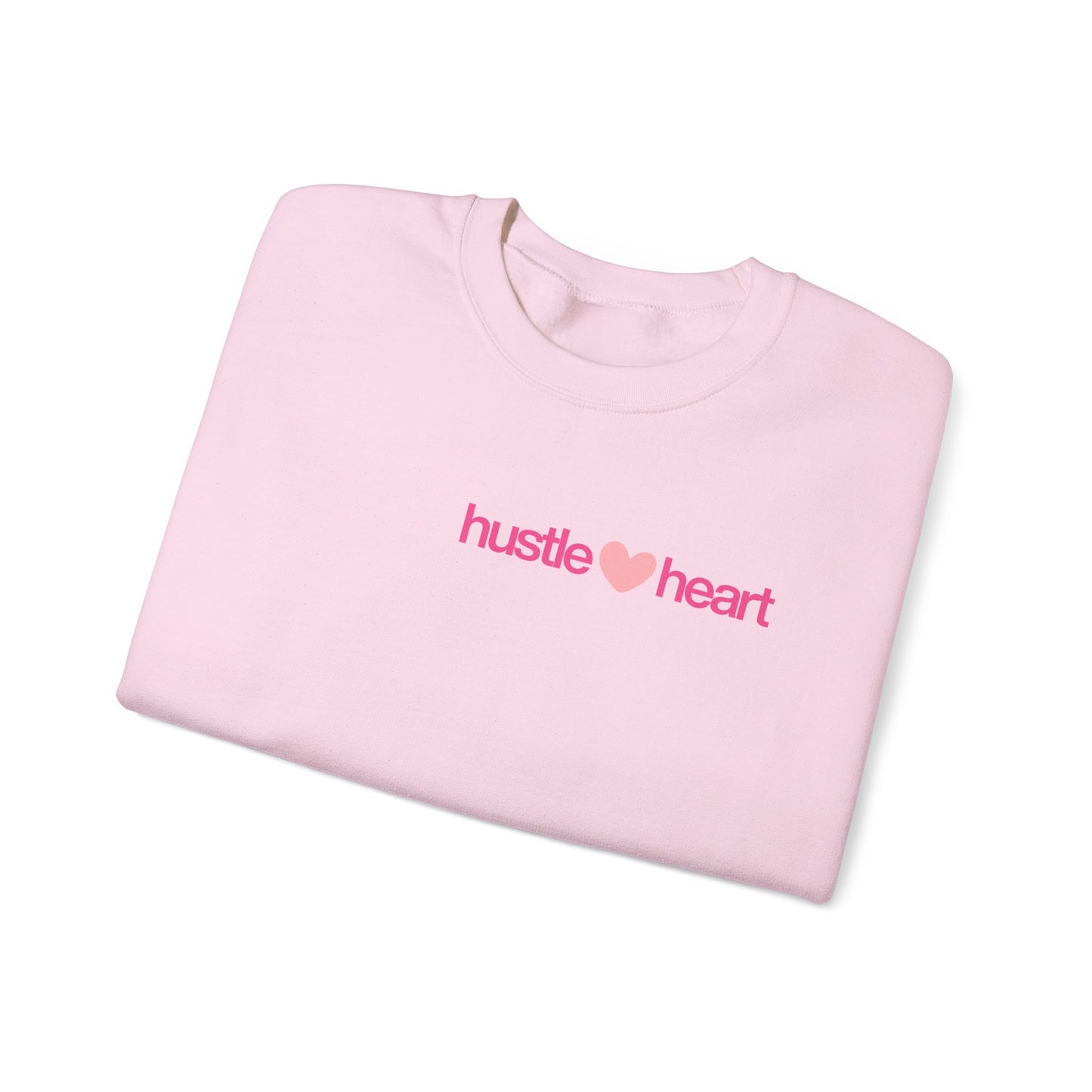 Hustle Heart Womens Crewneck Sweatshirt