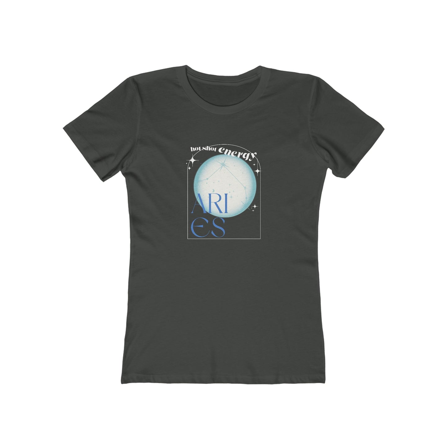 Aries Graphic Boyfriend Tee for Women - Hot Shot Energy