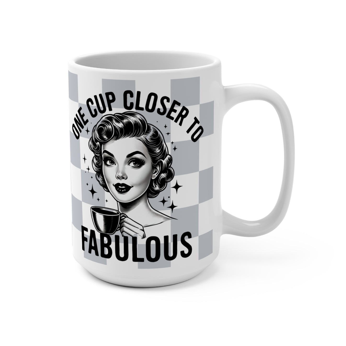 Fabulous Vintage-Inspired 15 oz. Mug