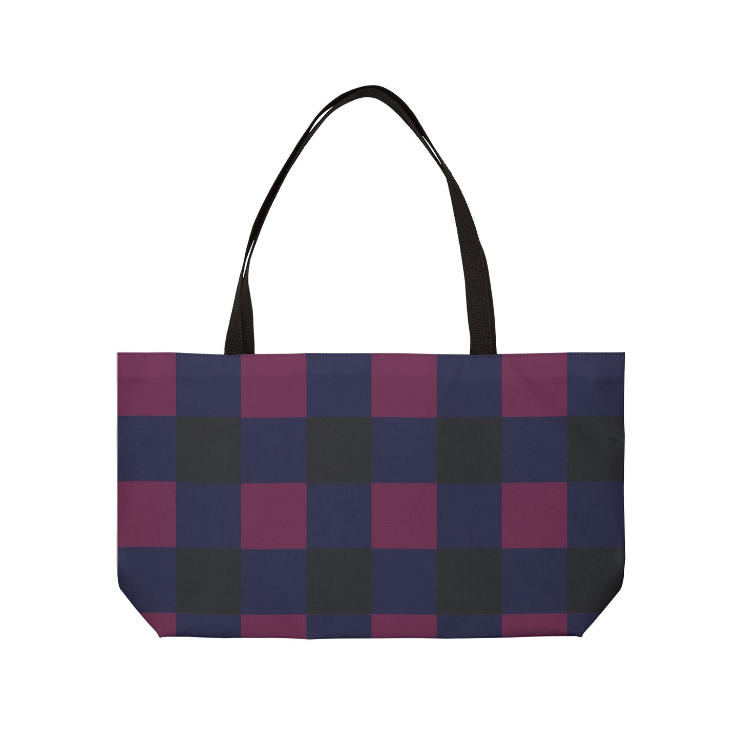 90's Flannel Grunge Inspired Plaid Tote Bag