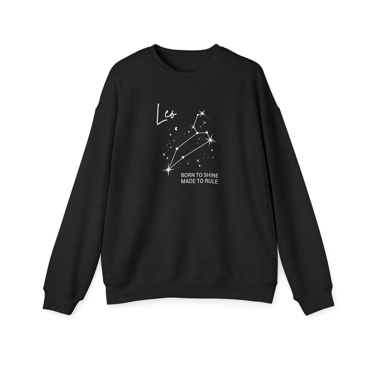 Cosmic Leo Sweatshirt – Subtle Zodiac Style with Retro Flair