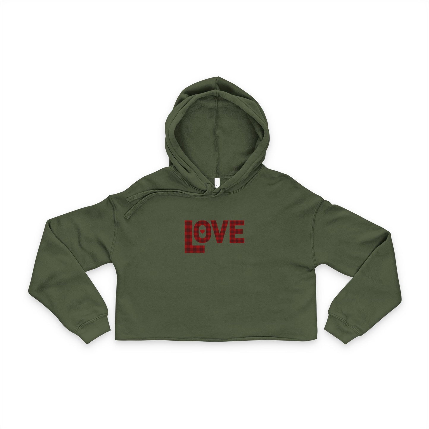 LOVE Energy Grunge inspired Cropped Hoodie
