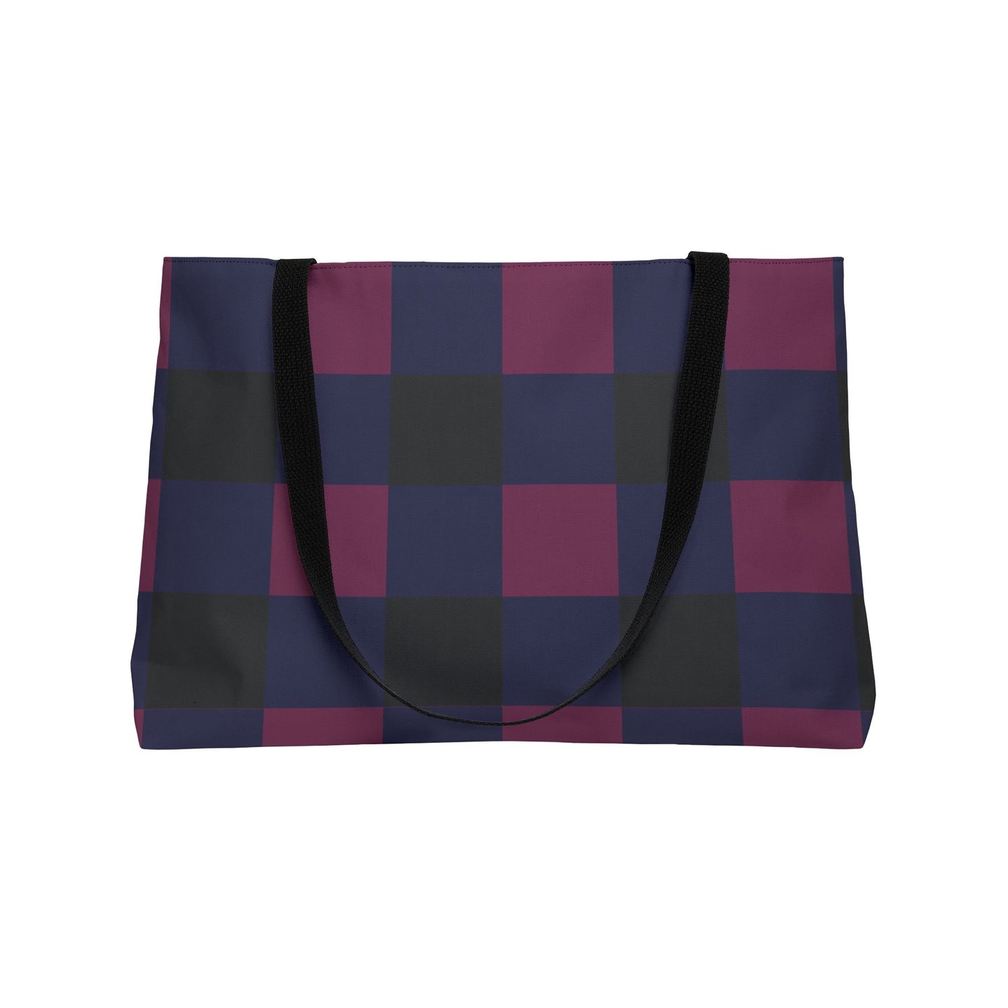 90's Flannel Grunge Inspired Plaid Tote Bag