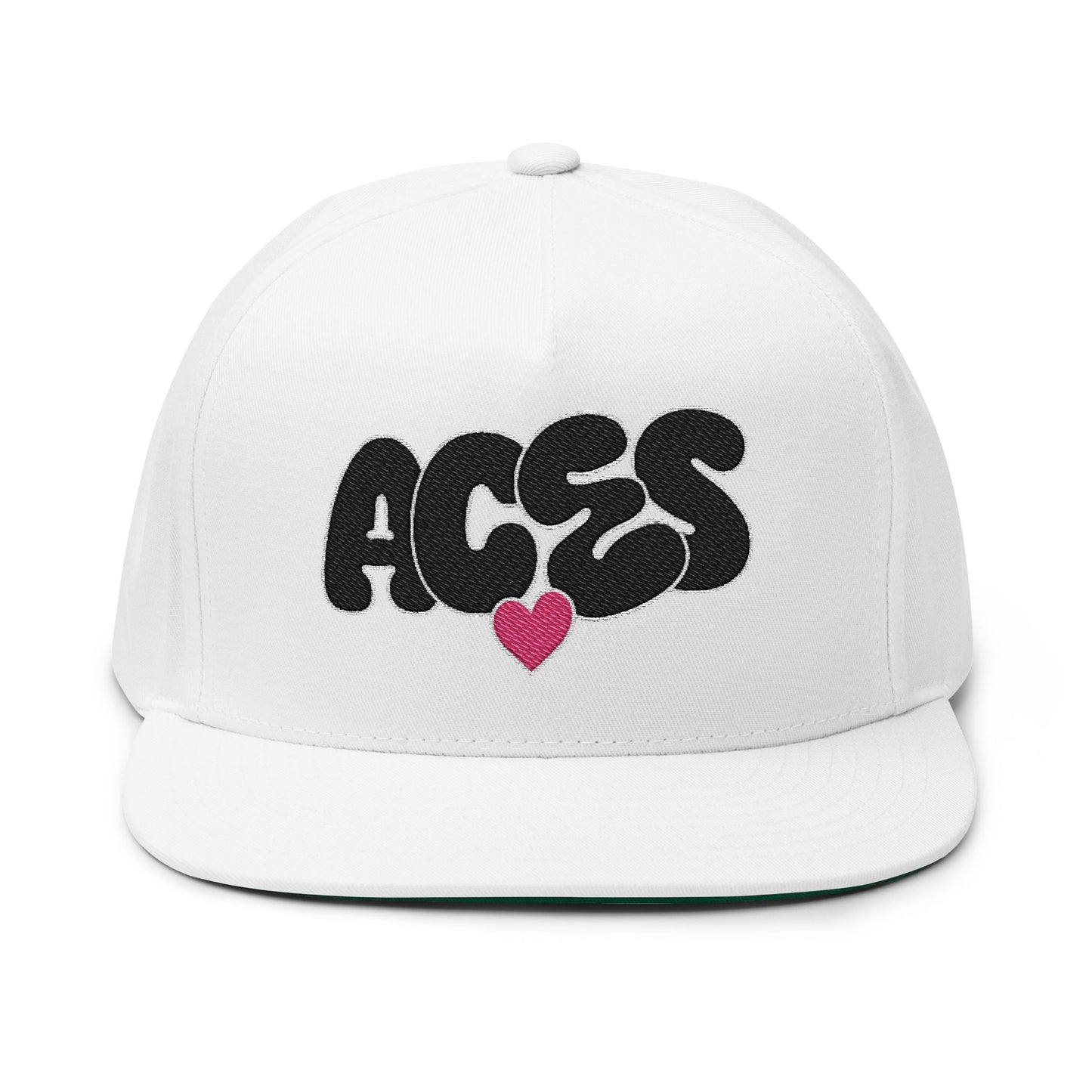 80's inspired Women's Embroidered Twill Hat