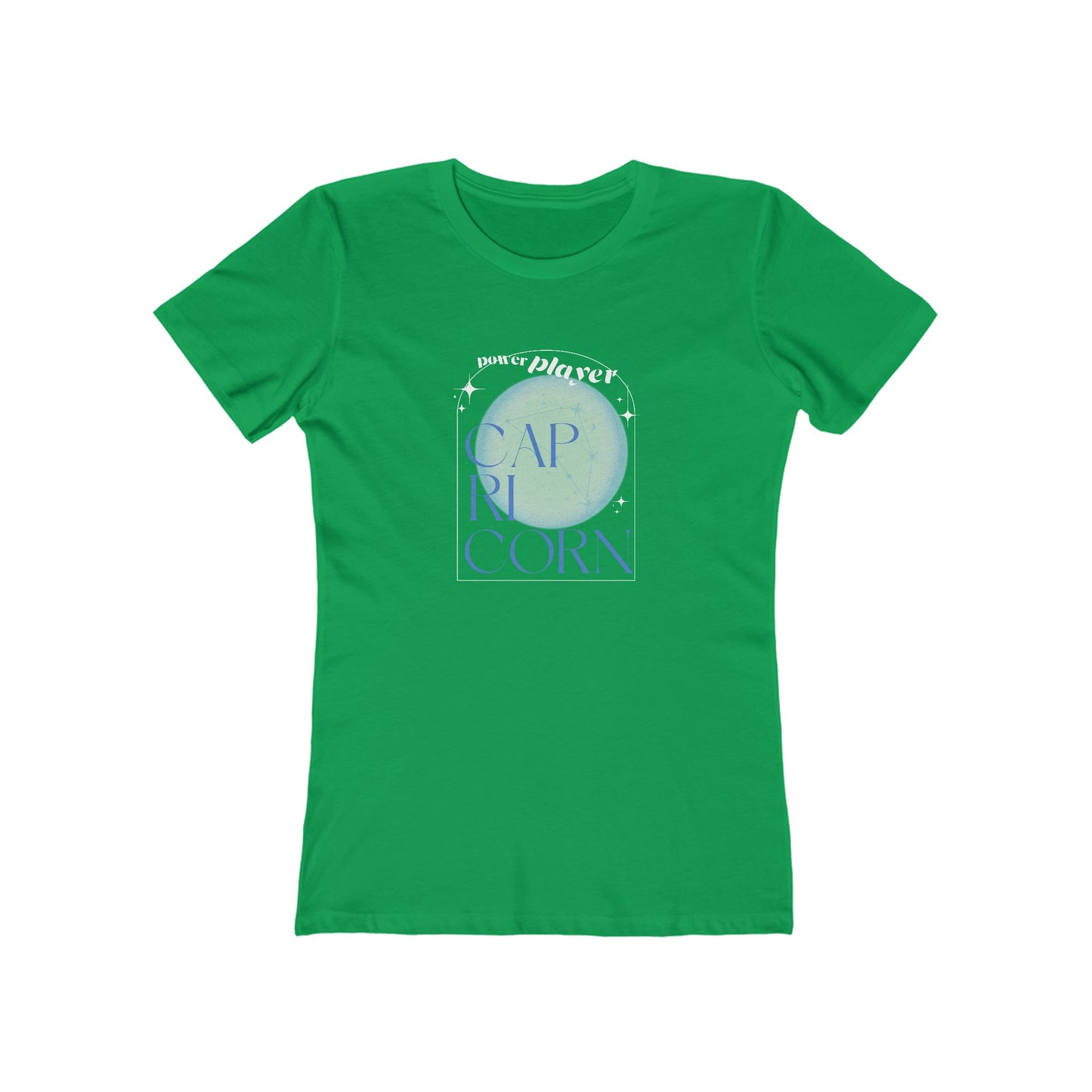 Capricorn Zodiac Graphic Boyfriend Tee - Power Player