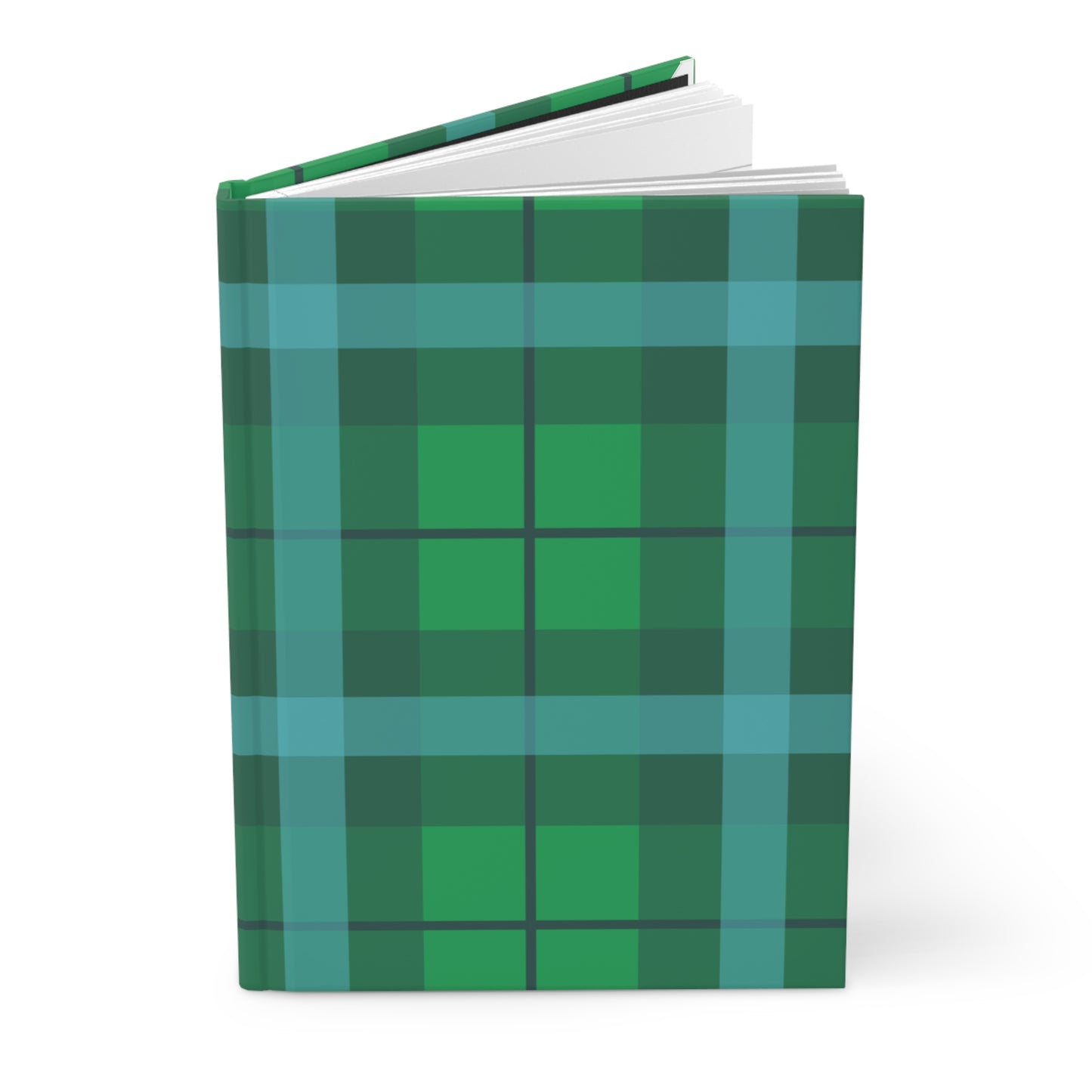 90's Grunge inspired Plaid Hardcover Journal