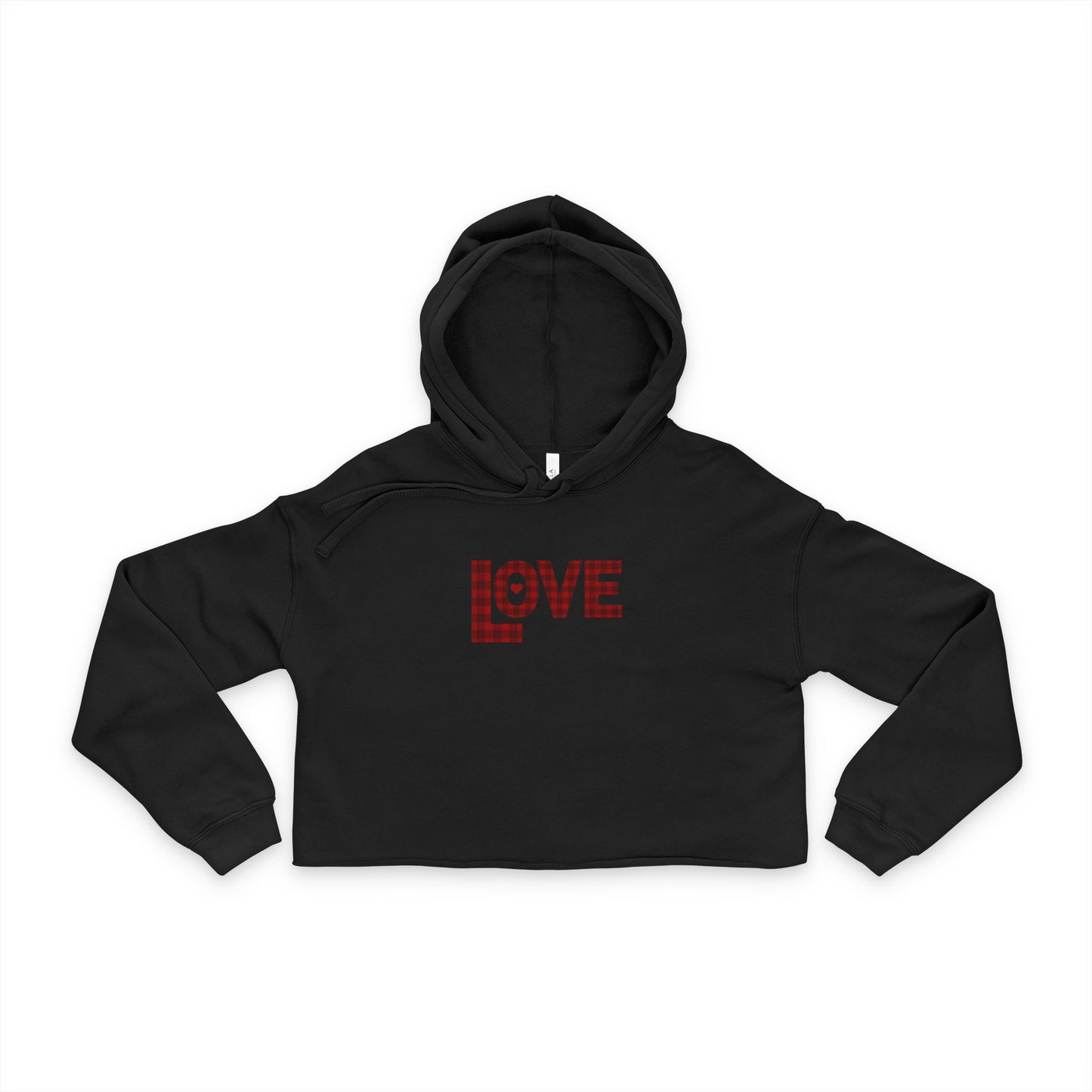 LOVE Energy Grunge inspired Cropped Hoodie
