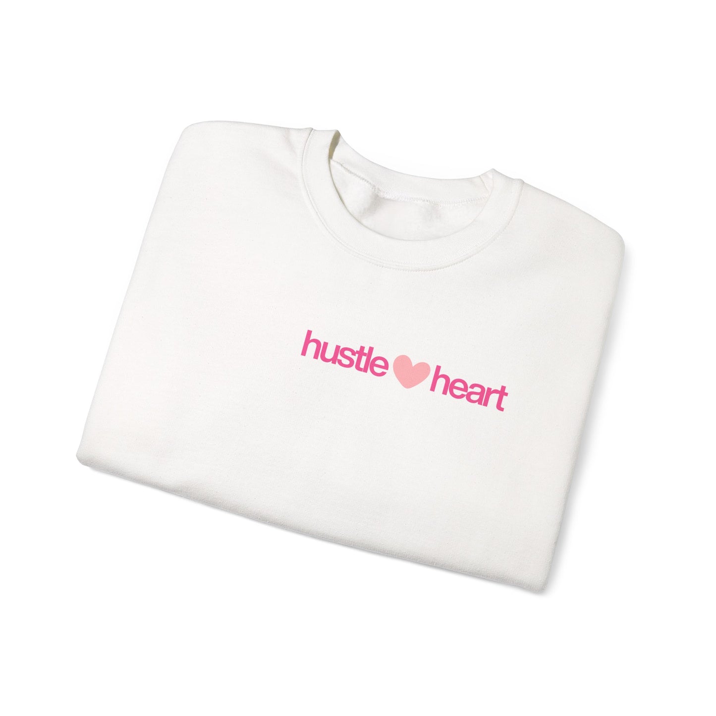 Hustle Heart Womens Crewneck Sweatshirt