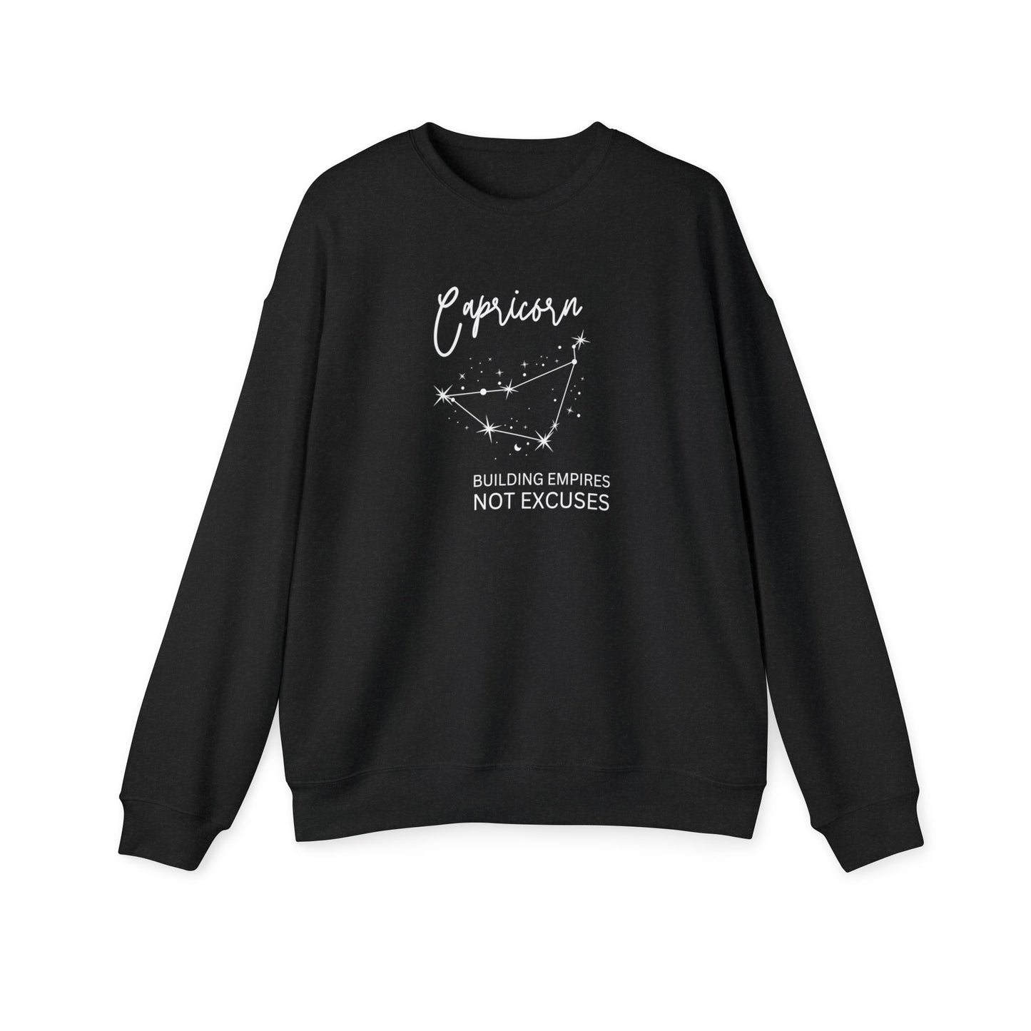 Cosmic Capricorn Sweatshirt – Subtle Zodiac Style with Retro Flair