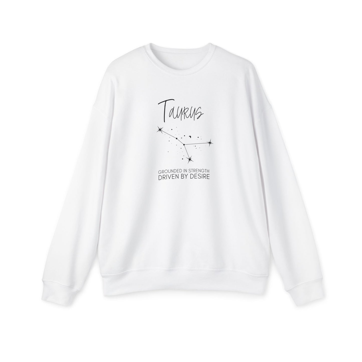 Cosmic Taurus Sweatshirt – Subtle Zodiac Style with Retro Flair