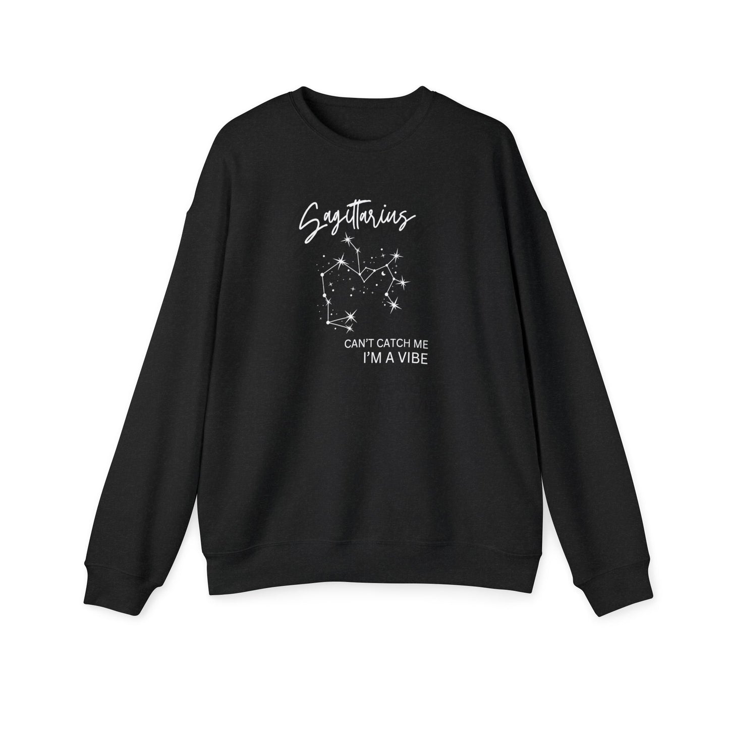 Cosmic Sagittarius Sweatshirt – Subtle Zodiac Style with Retro Flair