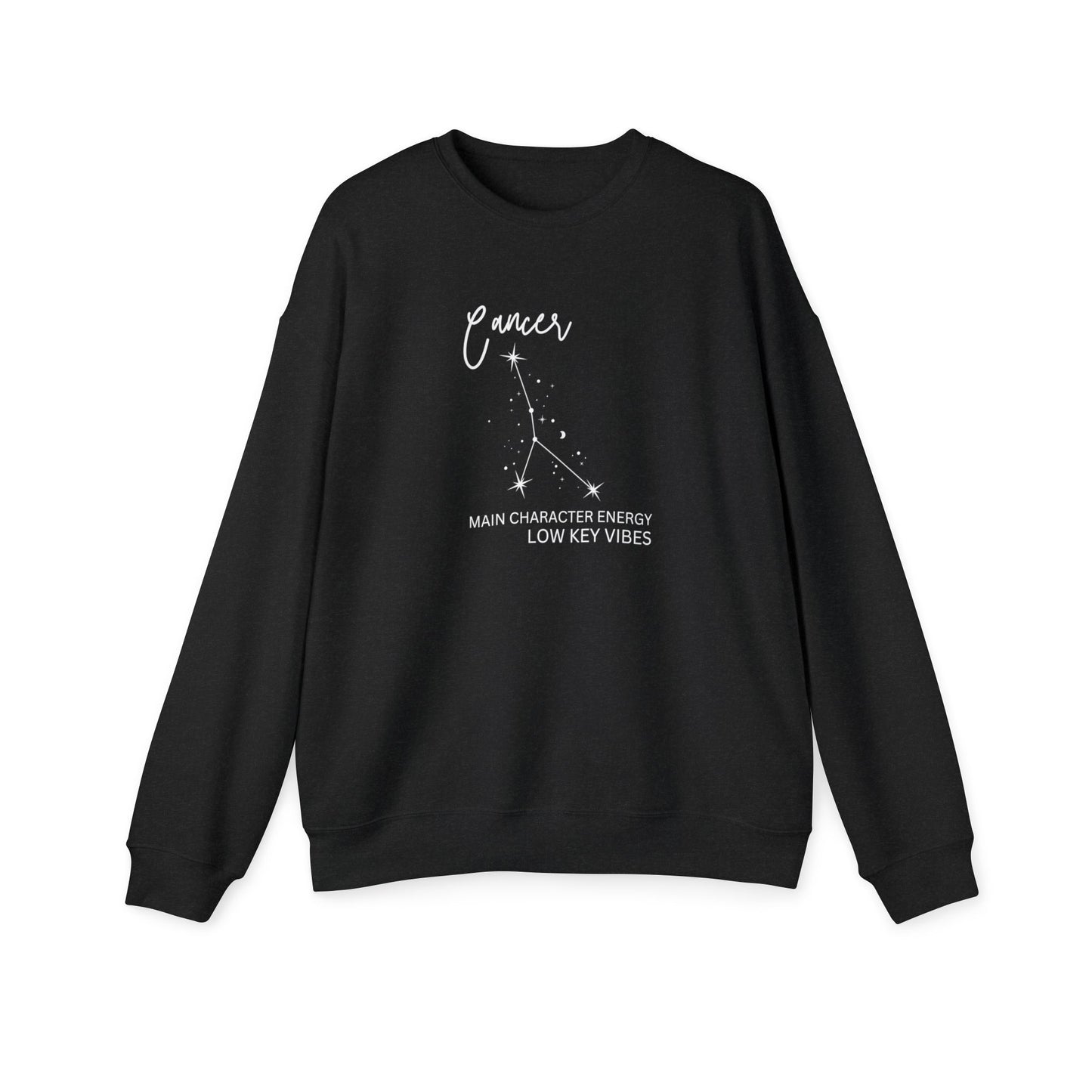 Cosmic Cancer Sweatshirt – Subtle Zodiac Style with Retro Flair