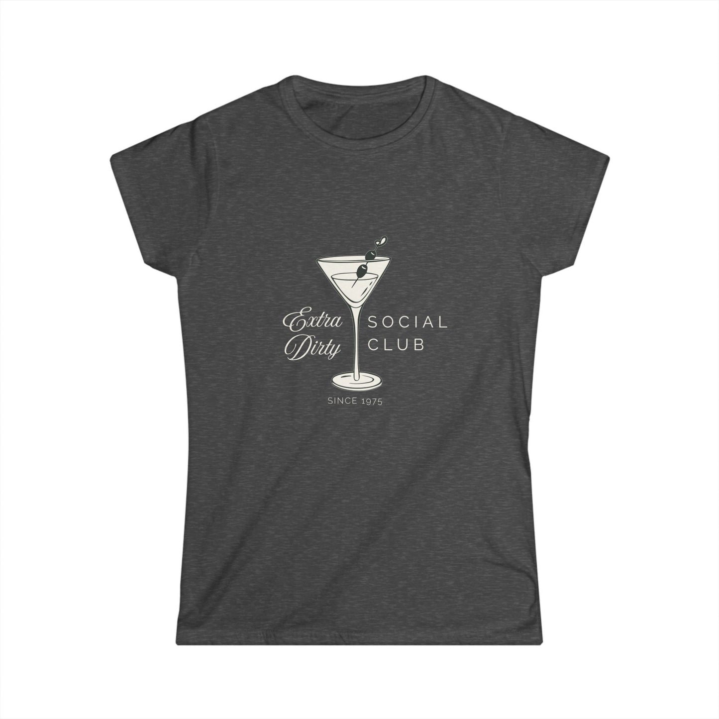 Extra Dirty Martini Social Club Women’s T-Shirt – Retro Vibes, Modern Sass
