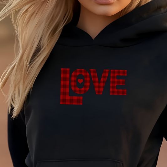 LOVE Energy Grunge inspired Cropped Hoodie
